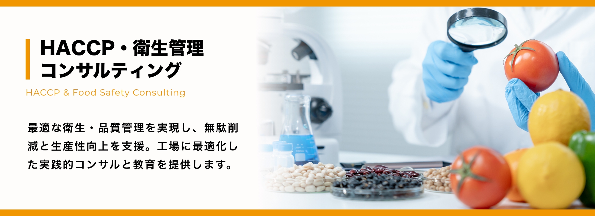 HACCP・衛生管理コンサルティング